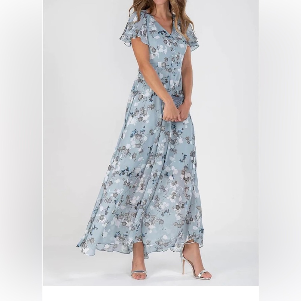 Floral Chiffon Dress